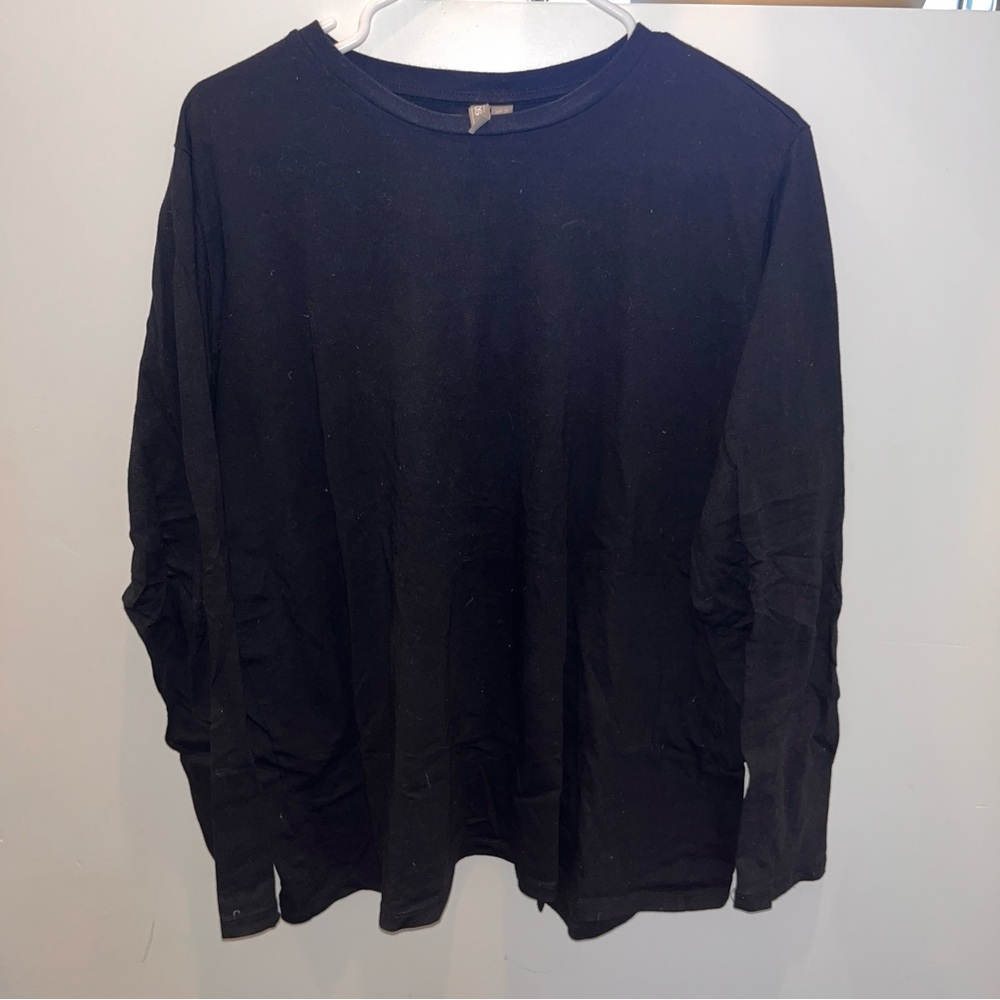 ASOS long sleeved split-back tee